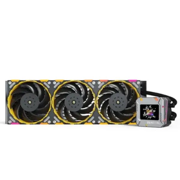 Yeston Zeaginal ZC-Zeus XT 360mm ARGB Liquid Cooler with LCD Display(Black)