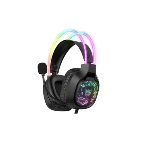 ONIKUMA X22 Cool RGB Dynamic Light Wired Gaming Headset (Black)