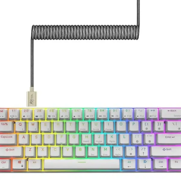 RK ROYAL KLUDGE Coiled Keyboard Cable
