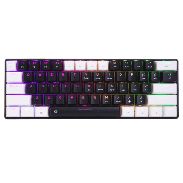Dareu EK861S Wired RGB gaming keyboard (Black on White)
