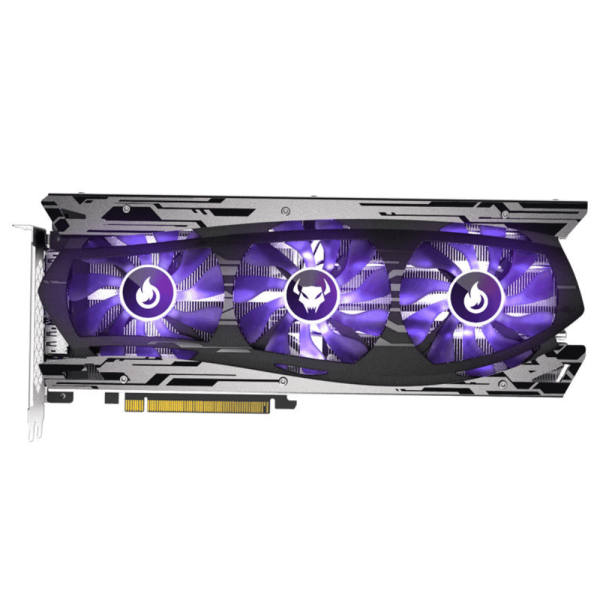 Yeston RTX 3060 12GB LB GDDR6 Backlit LHR Graphics Cards Nvidia PCI Express x16 4.0 With Copper Radiator Pipes