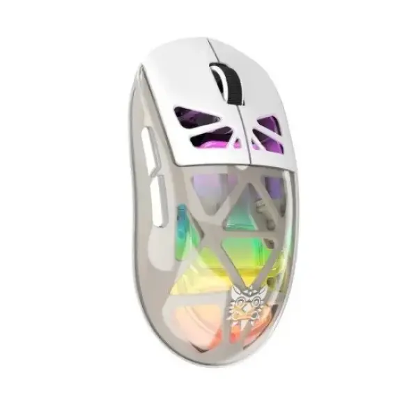 ONIKUMA CW930 RGB Tri-Mode Wireless Gaming Mouse, White