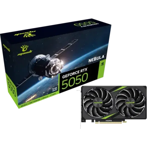 Manli Nebula GeForce RTX 5050 8GB GDDR6 Graphics Card