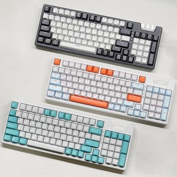 MONKA AE98 Tri-Mode Gasket Hotswappable RGB Mechanical Keyboard