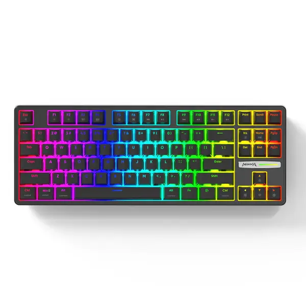 MONKA 3087 Gasket | Rainbow Backlit | Semi Hot-Swappable | Mechanical Keyboard