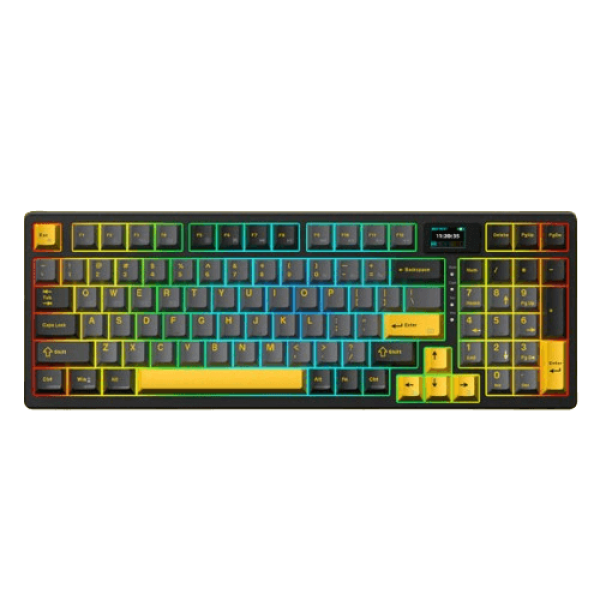MONKA 3098 PRO V2 Tri Mode RGB Hot swappable Mechanical Keyboard