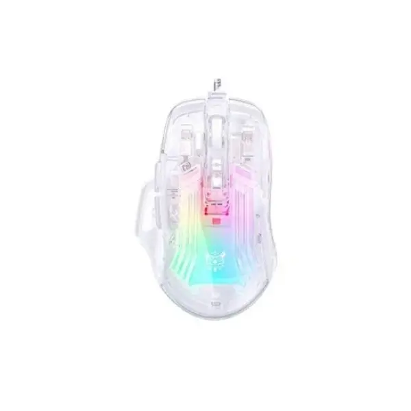ONIKUMA CW923 12800 DPI Wired RGB Transparent Gaming Mouse