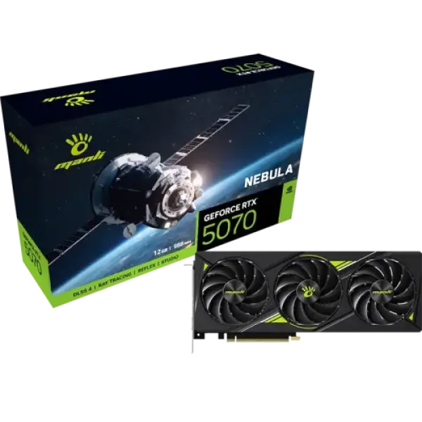 Manli Nebula GeForce RTX 5070 12GB GDDR7 Graphics Card