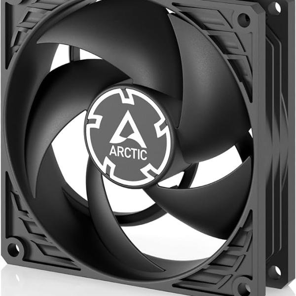 ARCTIC P9 Max - PC Fan, High-Performance 92 mm PWM case Fan, 450-4300 RPM, Optimized for Static Pressure, 0dB Mode - Black